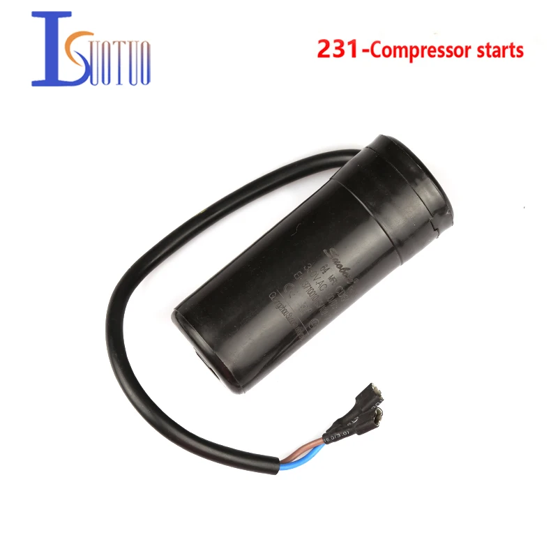 Refrigerator Capacitor CD60 fridge freezer display compressor start capacitor 330V  64uf 80MFD