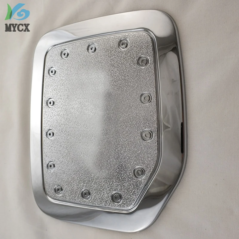 

Chrome tank cover For Toyota Land cruiser Prado FJ90 3400 Spoiler SUV ABS fuel oil gas cover car accessories For Prado 90