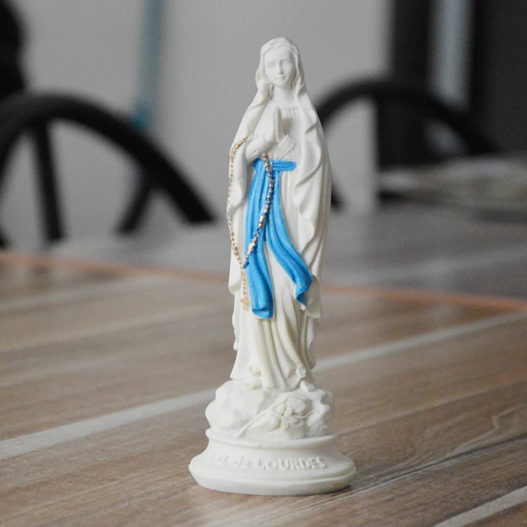 Lourdes Catholic Art Exquisite Resin Decoration Our Lady of Lourdes character figures goddess statue