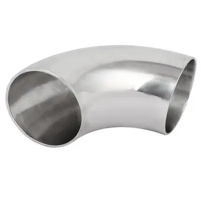 

45mm Dia 304 Stainless Steel Sanitary Ferrule Elbow 90 Degree Pipe Fitting