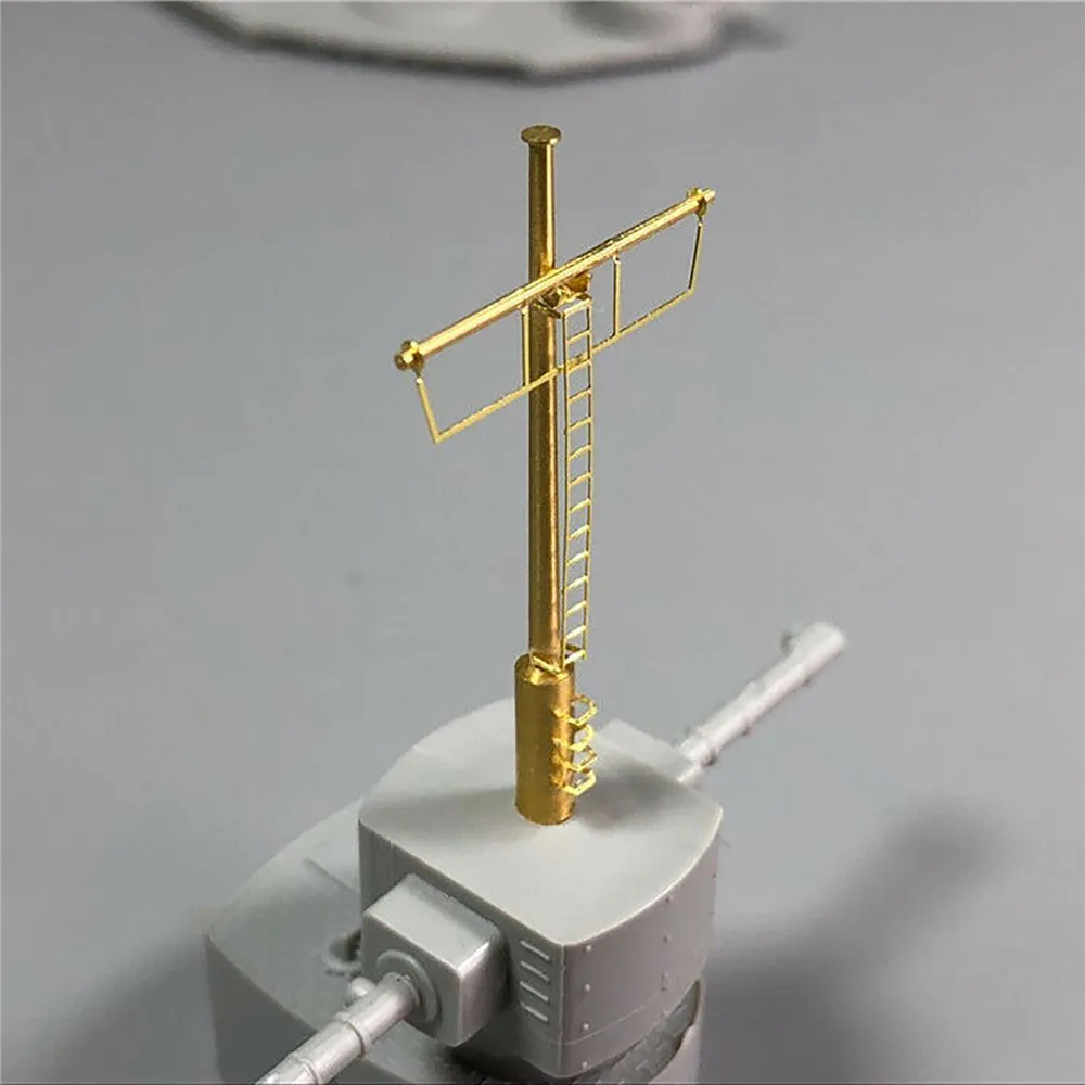 1 Set Upgraded Metal Mast for 1/200 Bismarck Battleship Mast Model CYG019 for Trumpeter 03702 Bismarck Ship DIY Accessories Kit