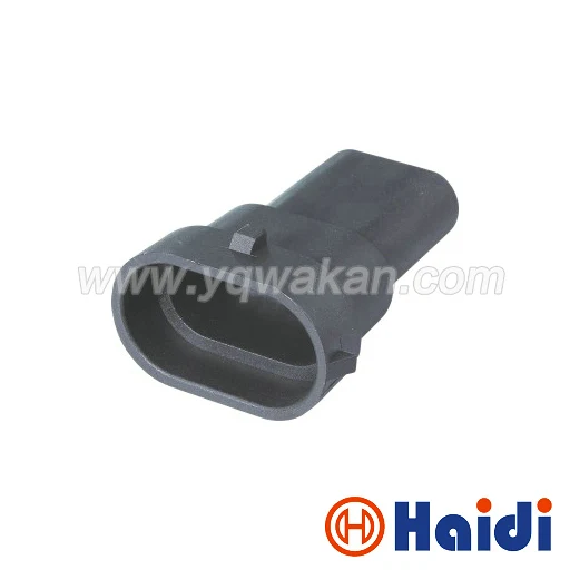 5sets 2pin male of 12124819  12124817 waterproof Xenon lamp H11 fog lamp HID hernia lamp connector wire connector