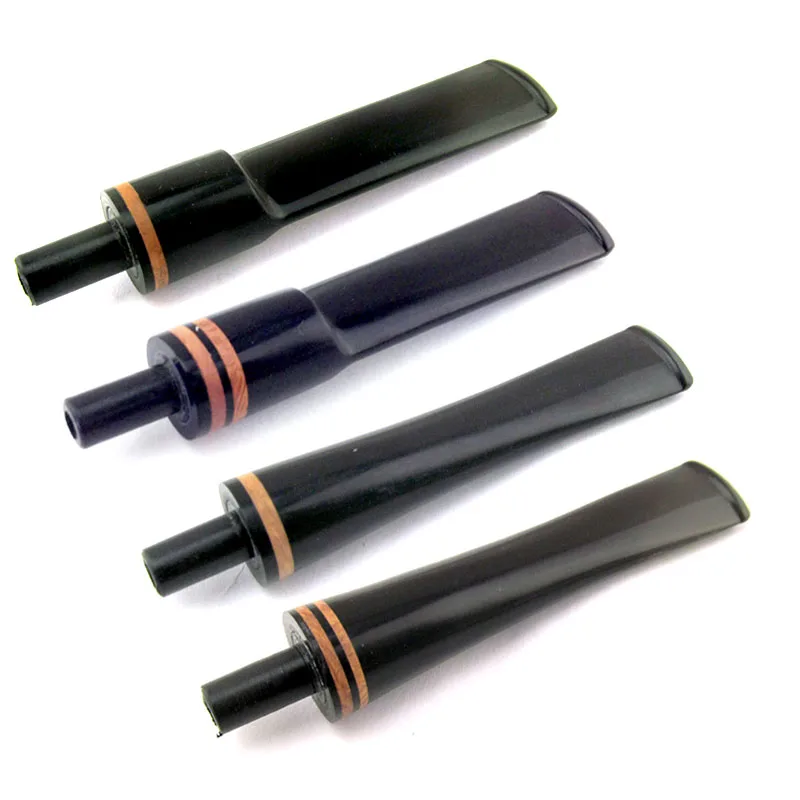 

RU-4pcs/lot 3mm Filter Churchwarden Tobacco Pipe Stem Replacement Acrylic Smoking Pipe Mouthpieces be0026-be0029