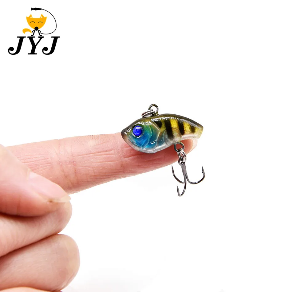 1 piece small MINI hard plastic lipless rattle sinking swimbait wobbler VIBES lures baits for fishing lure