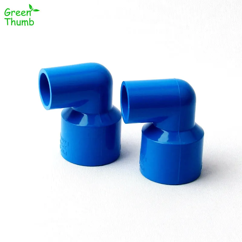 

20pcs Blue PVC 20*32 mm Inner Reduced Diameter Elbow Connector Fittings Pipe Adapter Water Supply for Garden Irrigation System