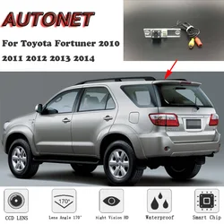 AUTONET HD Night Vision Backup Rear View camera For Toyota Fortuner 2010 2011 2012 2013 2014 CCD/license plate Camera