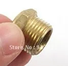 

Free Shipping 100PCS/Lot 3/8'' Male Thread Brass Cylinder Pneumatic Exhaust Muffler Silencer V-10