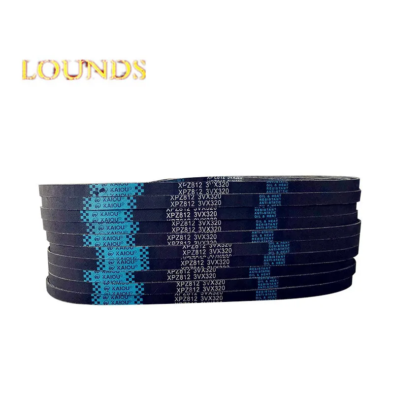 FREE SHIPPING XPZ1487 XPZ1500 XPZ1512 XPZ1520 XPZ1550 XPZ1562   WEDGE RAW EDGE COGGED V-BELT La Industry  Rubber XPZ Vee V Belt