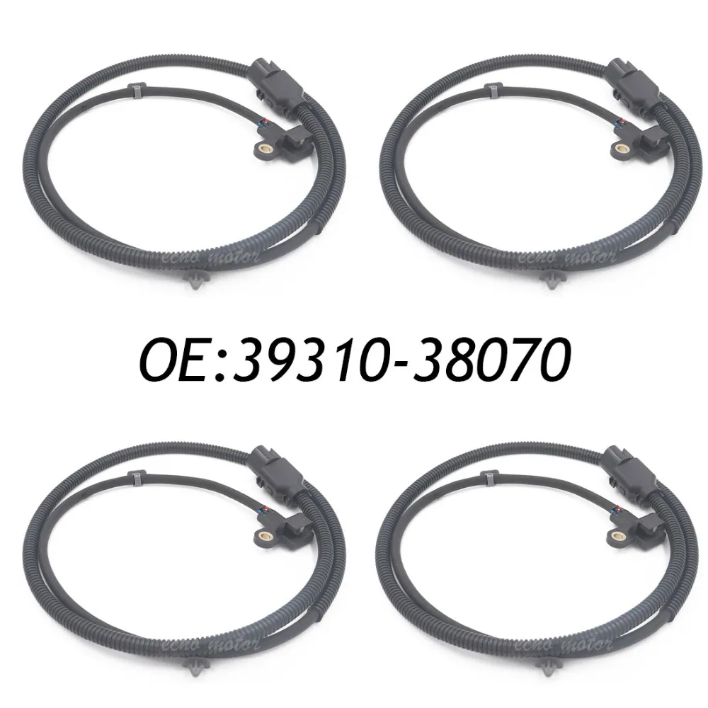 New 4pcs Crank Shaft Crankshaft Position Sensor CPS 39310-38070 3931038070 PC536 5S1923 Fits For 2001-2006 SANTA FE 2.4L CPS