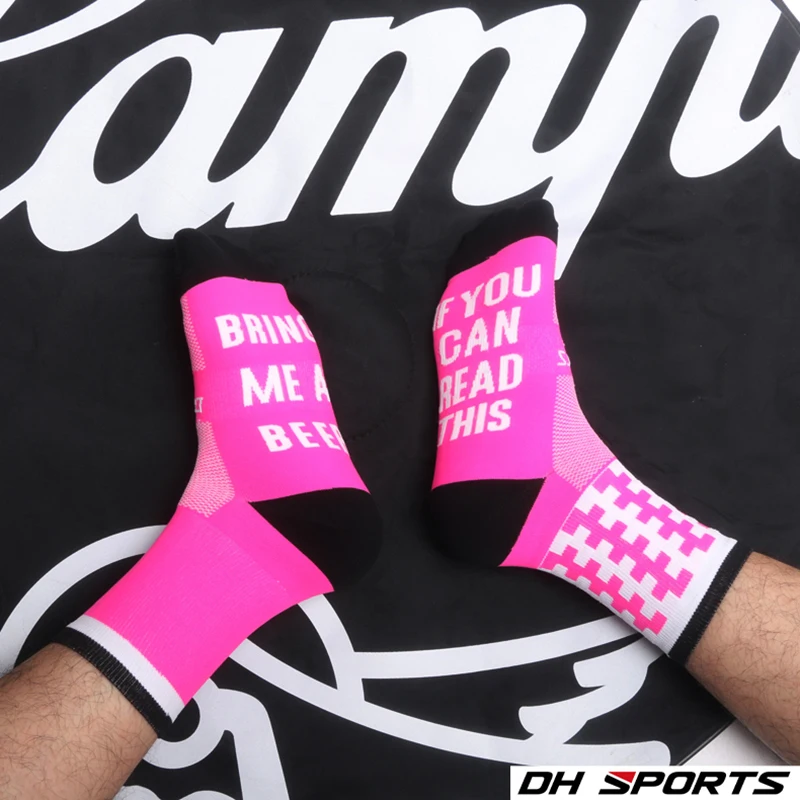 Brand New If You Can Read This Bring Me A Beer Sports Socks Women Men Cycling Socks Quality Bicycle Running Climbing Sock