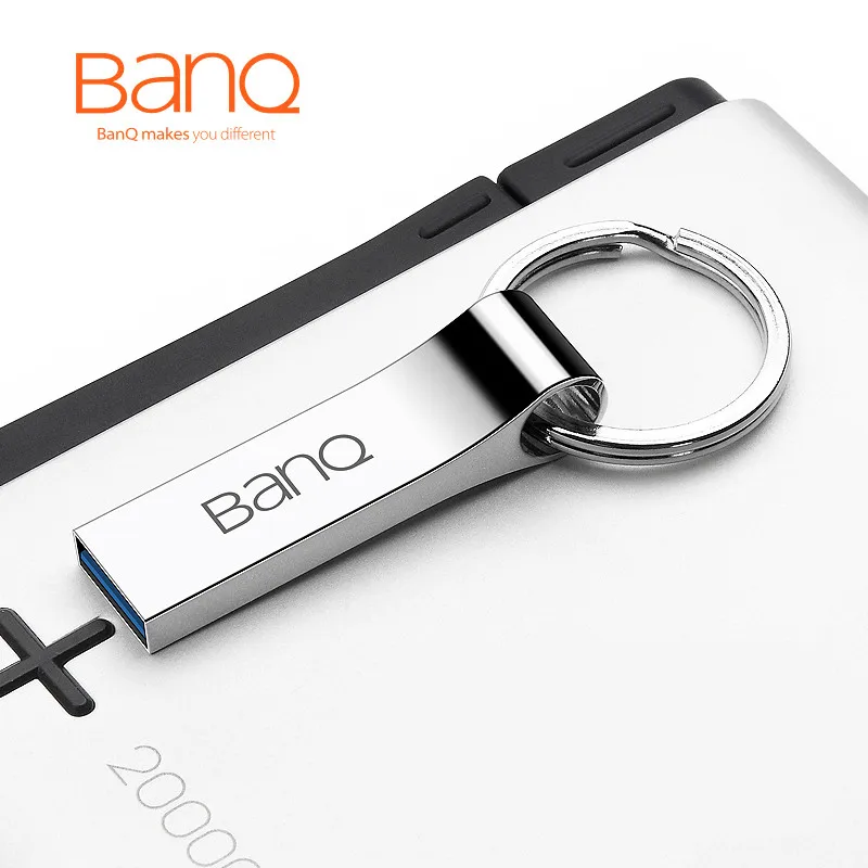 Banq p90 64g 32g 16g usb 3.0 unidades flash de alta velocidade moda metal à prova d' água stick usb flash drive frete grátis