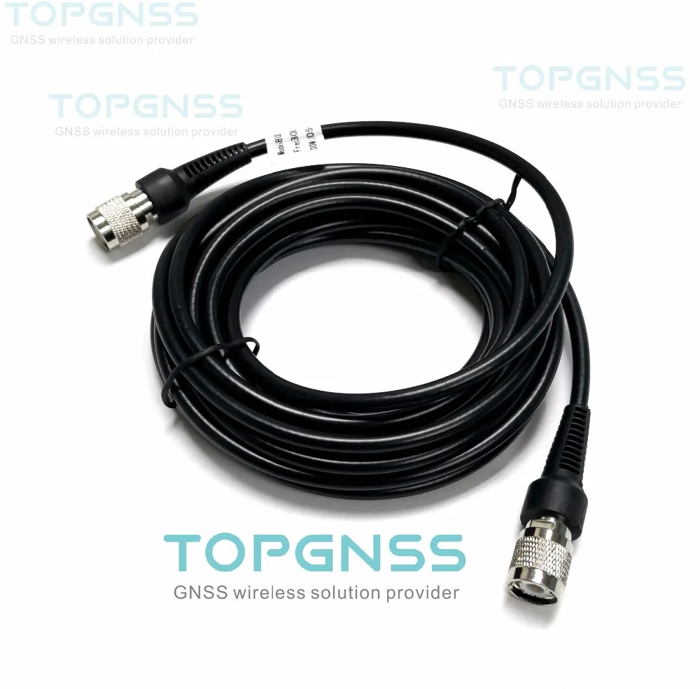 5 meters pure copper cable TNC connectors TNC , Applied to TOP GNSS RTK GNSS antenna, CORS GPS antenna, connector cable RG58,