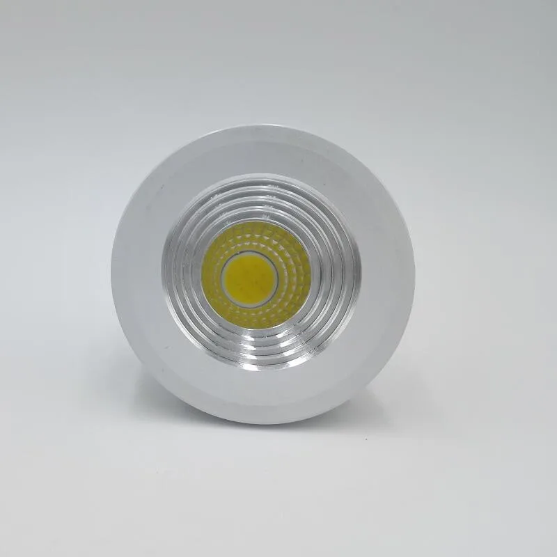 Minilámpara LED de techo, luz descendente regulable, redonda, cuadrada, COB, 5W, 110V, 220V, blanco frío Natural cálido