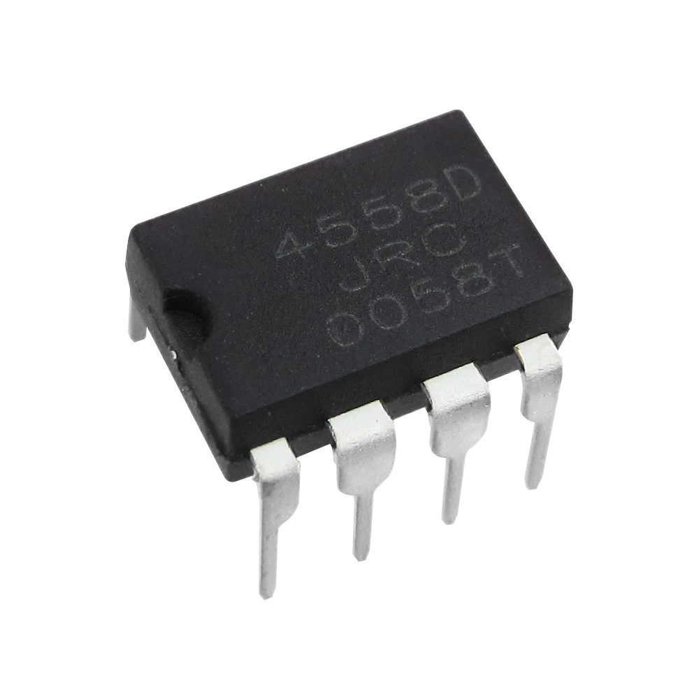 100PCS JRC4558 4558 4558D DIP-8 Integrate IC Chip DUAL OPERATIONAL AMPLIFIER Original and NEW