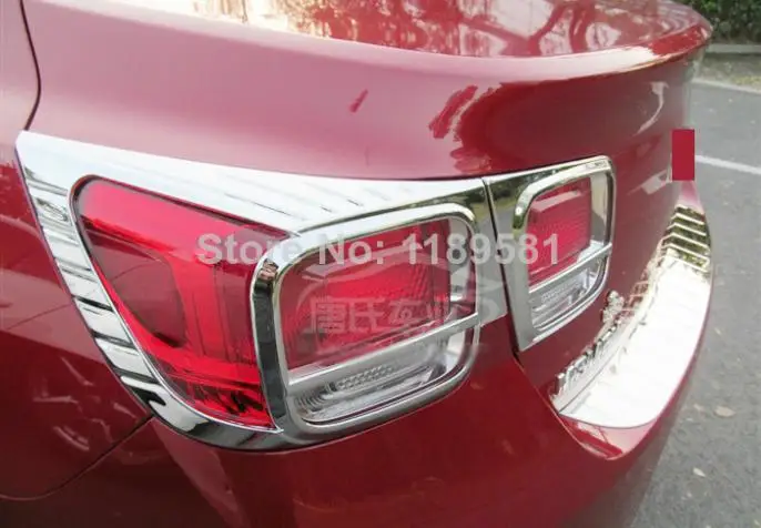 

For Chevrolet Malibu 2013 2014 2015 ABS Chrome Tail light Cover Trim new Car Accessories Stickers