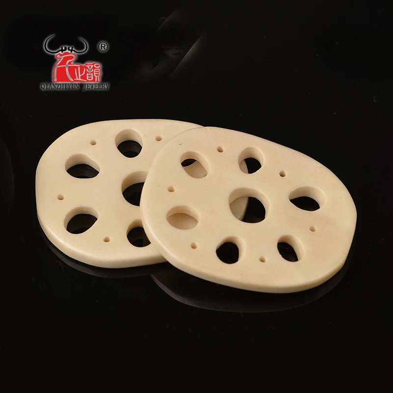 Natural Tibetan ancient yak bone lotus root slice of the Buddha pearl accessories DIY bodhi accessories.