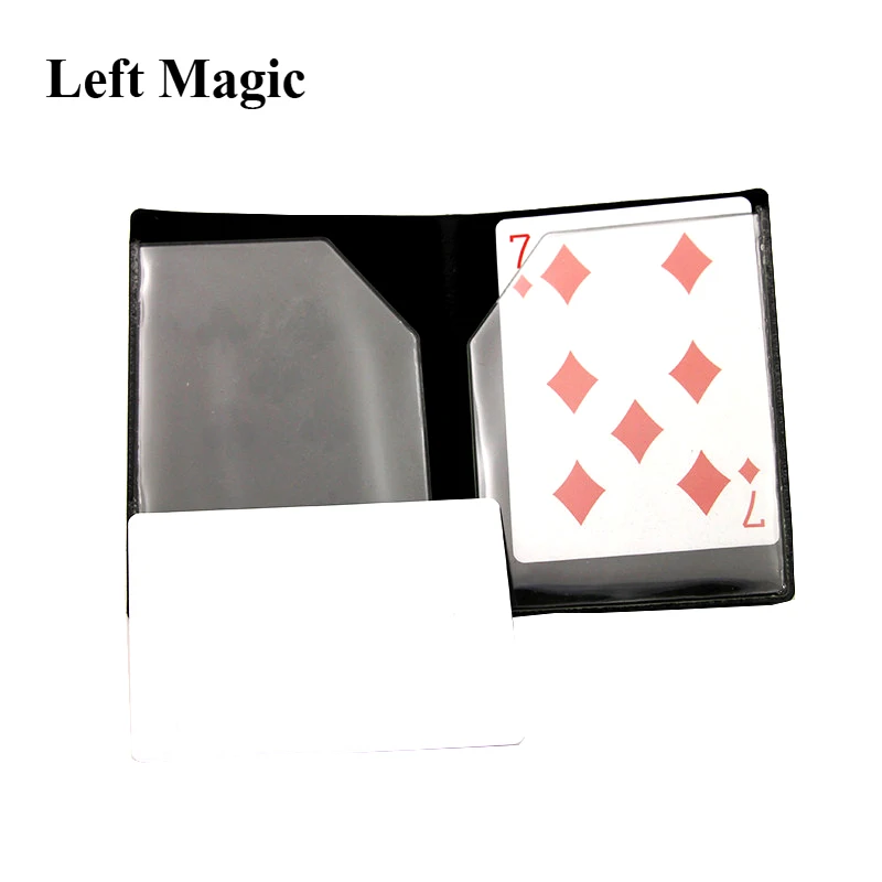 Optical Wallet Card Appearing Magic Tricks Wallet Melting With Magnet Card Street Stage Close Up Magic Illusion Mentalism