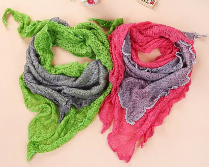 

Triangle girl women Scarf shawls Scarves Stole Neckerchief FACTORY CLEARANCE SALE 170*60cm 14pcs/lot #3975