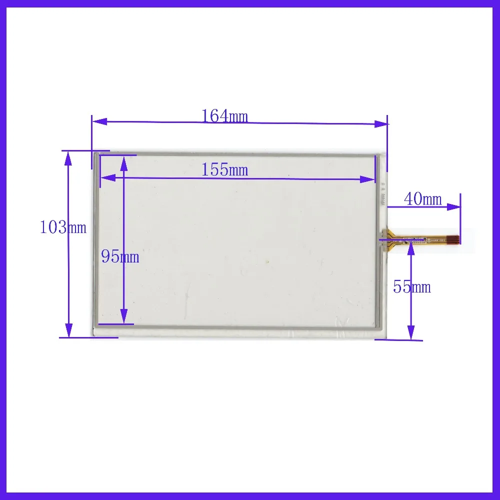 

HLD-TP-1879 New 7 Inch Touch Screen 164mm*103mm for 7 GPS GLASS 164*103 for tble compatible gps CAR touch comptable