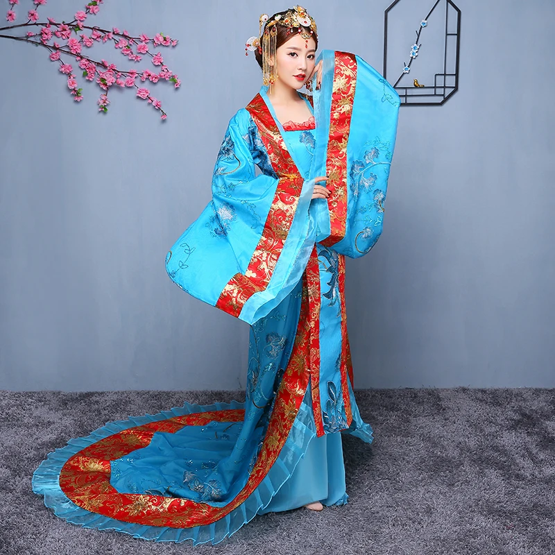 Hanfu Cosplay Asian national costume Ancient Chinese Costume Hanfu Women Traditional Clothes Royal Lady Chinese Stage Dress