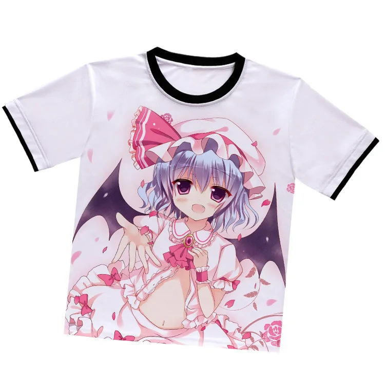 

Oriental project Remilia Scarlet O-Neck T-shirt anime short-sleeved T-shirt summer cosplay