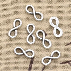 30pcs Charms Infinity Symbol Connectors 12x5mm Antique Making Pendant fit,Vintage Tibetan Bronze,DIY Handmade Jewelry