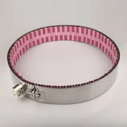 4000W 220V 430X70mm Red Ceramic Band Heater Max Temperature 1200 Celsius Degree Band Heater for Electrical Cabinet
