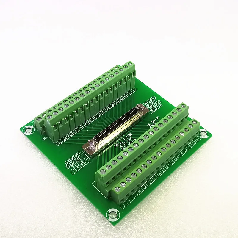 SCSI 68P MDR Female Breakout Board, SCSI Terminal Module.