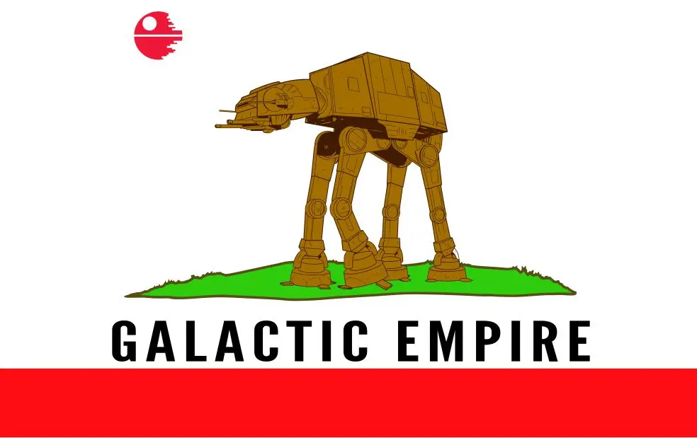 90*150cm galactic empire flag