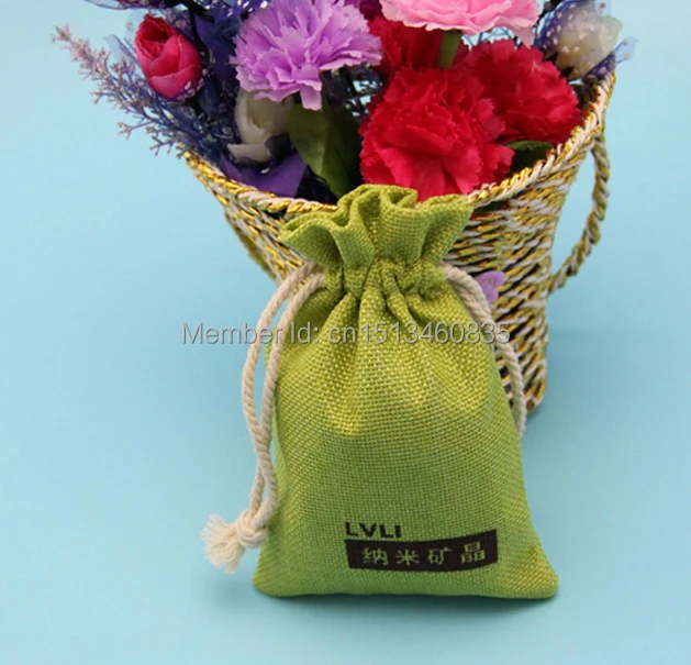 

100pcs/lot CBRL jute bags, jute pouch, linen pouch for accessories/table PC,Various colors,size customized,wholesale