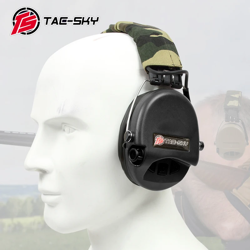 Imagem -01 - Tac-sky-stildin Fones de Ouvido Táticos Ipsc Caça ao ar Livre Proteção Auditiva Redução de Ruído Disparo Eletrônico Captação tac sky stildin fones de ouvido taticos ipsc caca ao ar livre protecao auditiva reducao de ruido disparo eletronico captacao 01