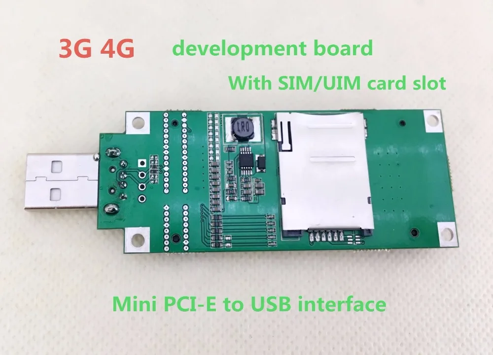 PCIE MINI Converted to USB  3G 4G module Special Development board With SIM/UIM card slot freeshipping