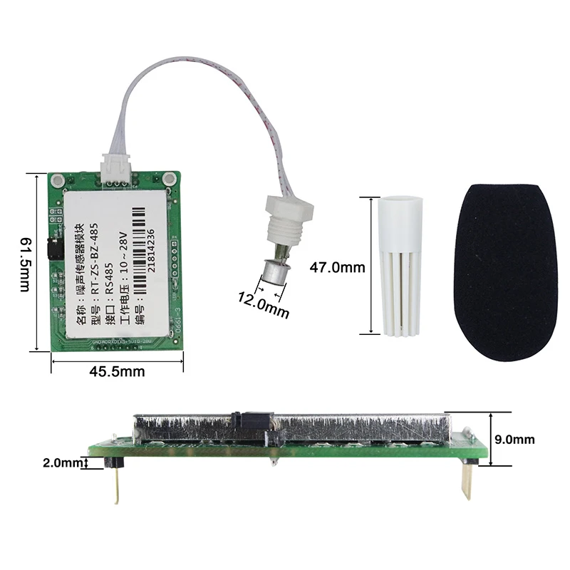 

Noise Module Noise Sensor 485uart Volume Sound Secondary Development of Single Chip Microcomputer Module TTL