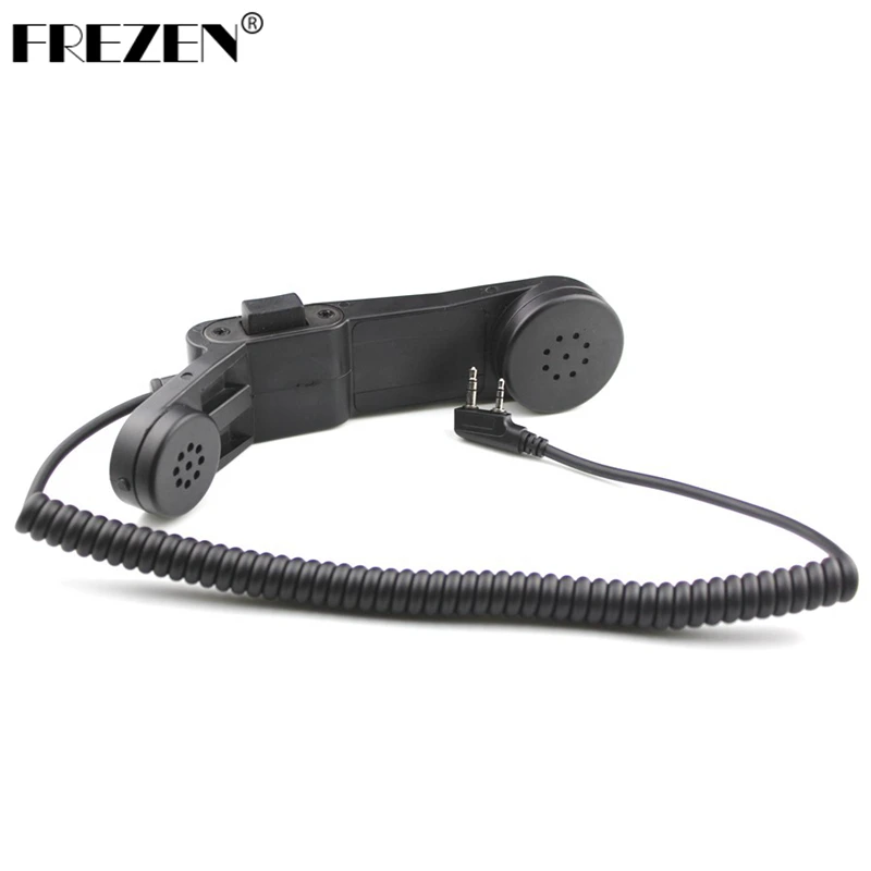 

Walkie Talkie Handphone K Plug Hand Mic Z-TAC Element H250-PTT Communication Station Handle Microphone For Kenwood Baofeng