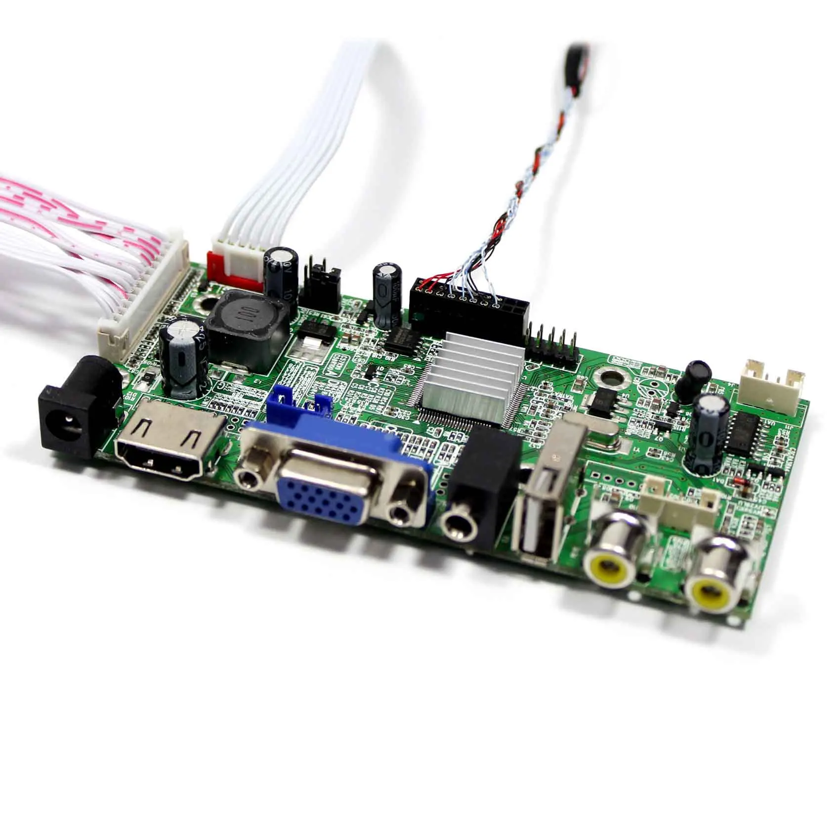 لوحة تحكم الصوت LCD ، HD MI VGA 2AV USB ، مع شاشة LCD 5.6 بوصة LTD056ET3A 1024x600