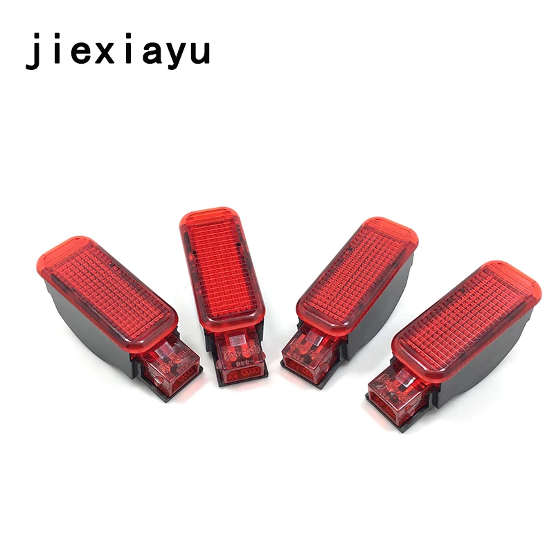 1set LED Interior Footwell Lights & Door Plate Warning Light + Cable Harness 3AD 947 409 8KD 947 411 For A3 A4 A6 RS7 Q3 Q5 Q7