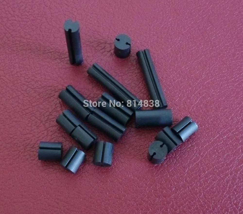 Wkooa Dia. 5mm L = 4mm Black LED Spacer Support Hood PCB Board Mount Hardware