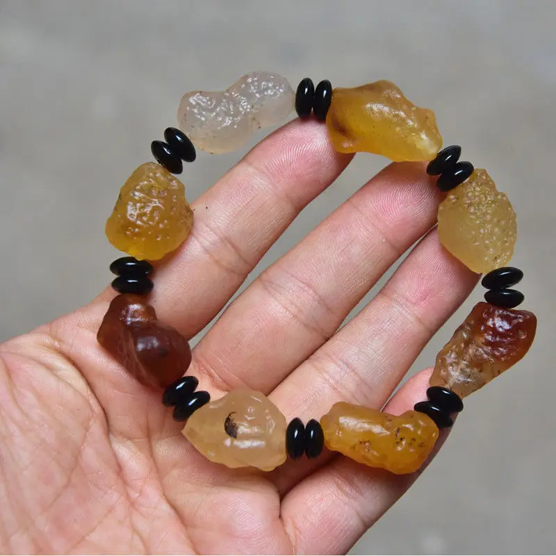 Natural Gobi Agate Beads - Hand String Bracelet 22x18 MM