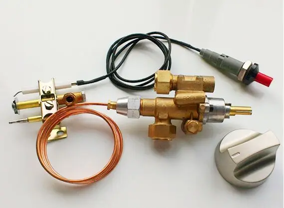 Auto Shut Off Gas Safely Valve Thermocouple Valve Pilot Fire Safe Valve With Piezo Igniter