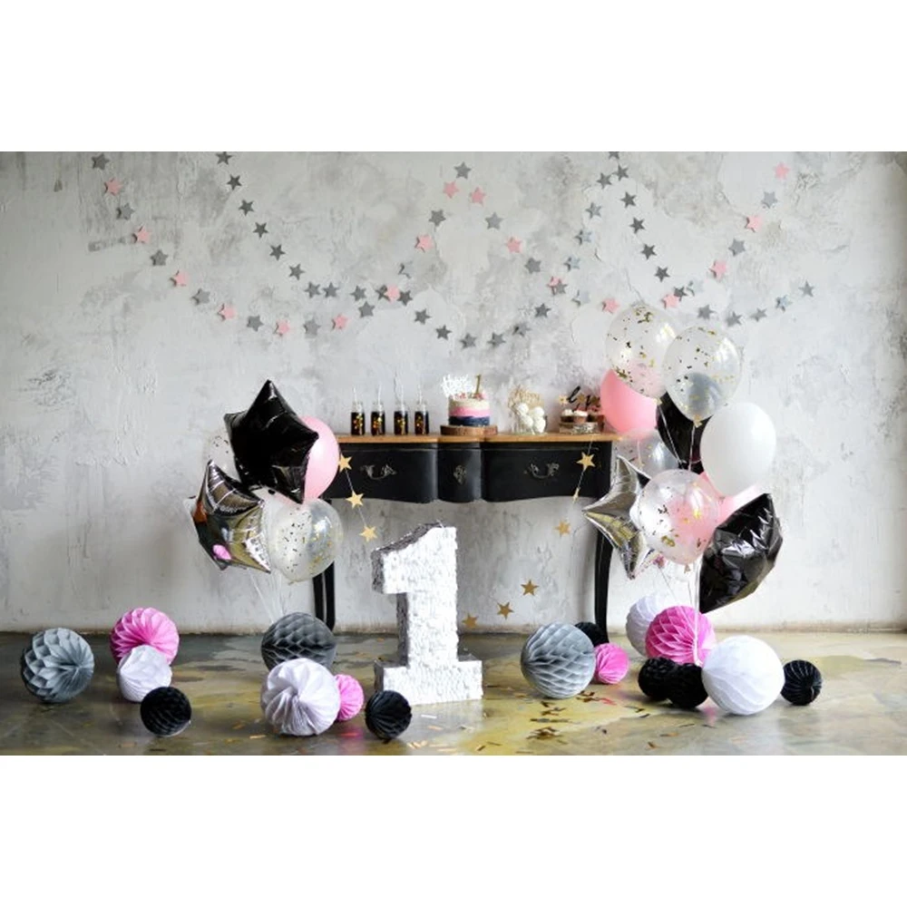 Yeele 1st Sinh Nhật Cảnh Bóng Bay Cho Bé Con Đảng Cá Tính Chụp Ảnh Phông Nền Chụp Ảnh Nền Cho Studio Ảnh