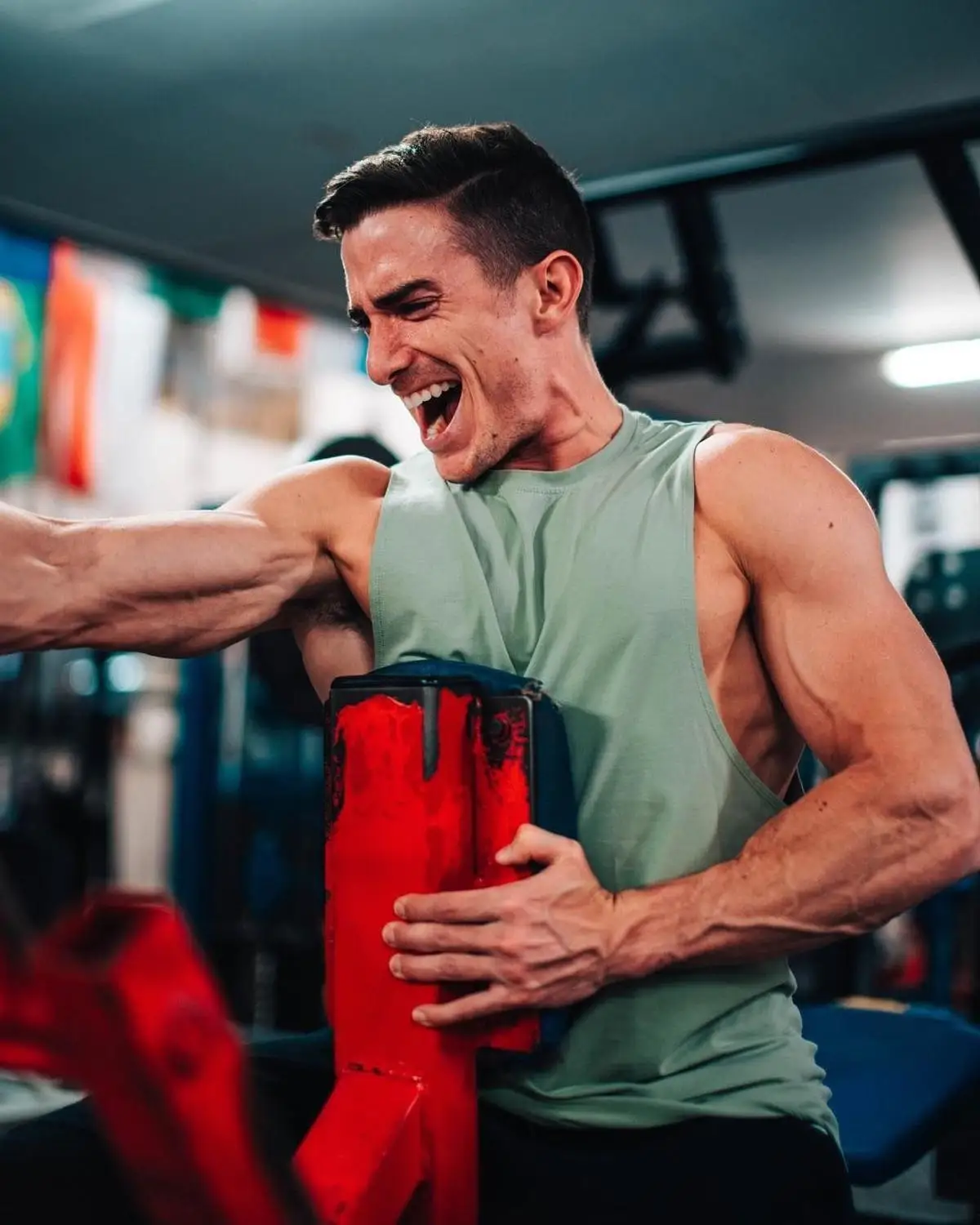 Men Bodybuilding Tank Tops Gyms Fitness Workout Sleeveless Shirts Casual Fashion Cotton Print Vest Male Brand Clothing