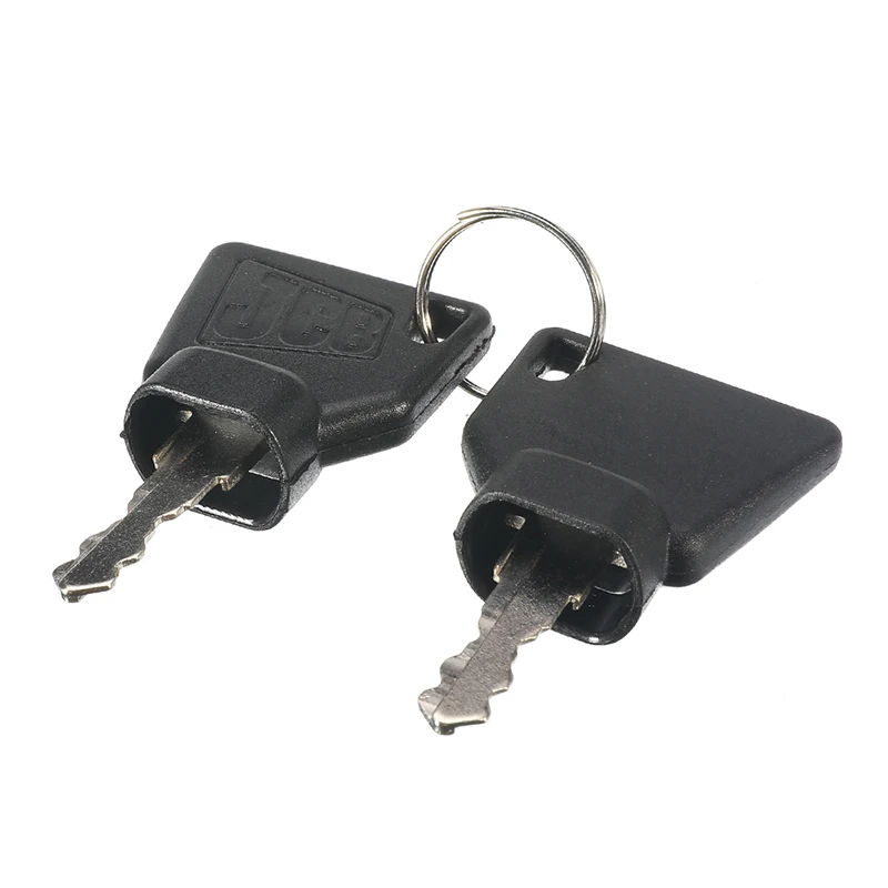 2 Pcs Ignition Start Key Switch Starter key For JCB 3CX Excavator Most JCB Machine Digger Replacement Parts