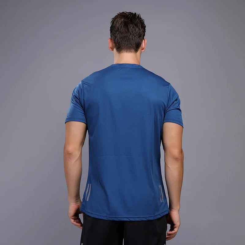 T Shirts For Man Homme Running Designer Quick Dry Short Sleeve Exercise Slim Sport Training Clothes Workout Bodybuilding Tee