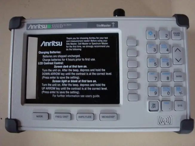 DHL Free Shipping Anritsu S331D Site Master Cable & Antenna Analyzer with multi languages 100% new made in Japan