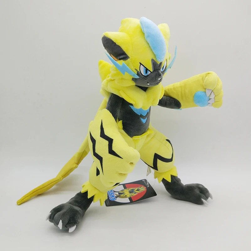 Pokemon Anime Games  series new 32CM Zeraora plush toy stuffed toys A birthday present for children