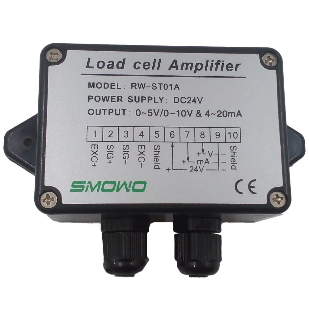 Amplificador da Pilha de Carga do Equilíbrio da Medida da Força de Peso do Transmissor Rw-st01a do Transmissor 010v 420ma do Amplificador de Saída do Sensor de Pressão