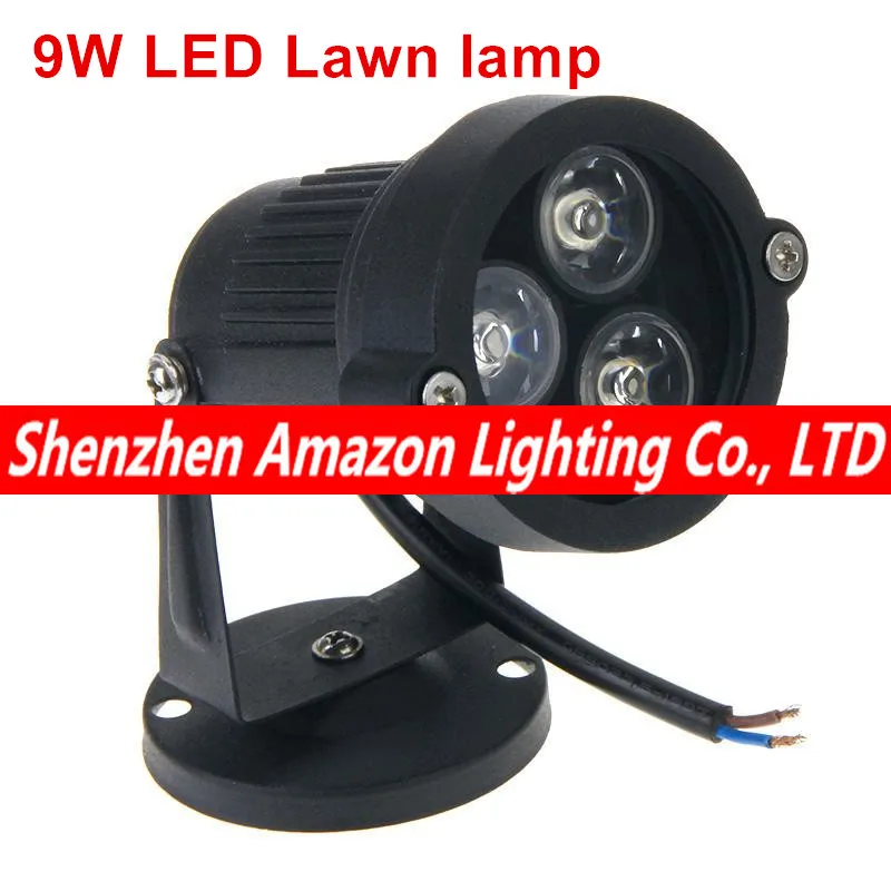 

9W LED Lawn lamps AC85-265V Outdoor lighting IP65 Waterproof LED Garden Wall Yard Path Pond Flood Spot Light