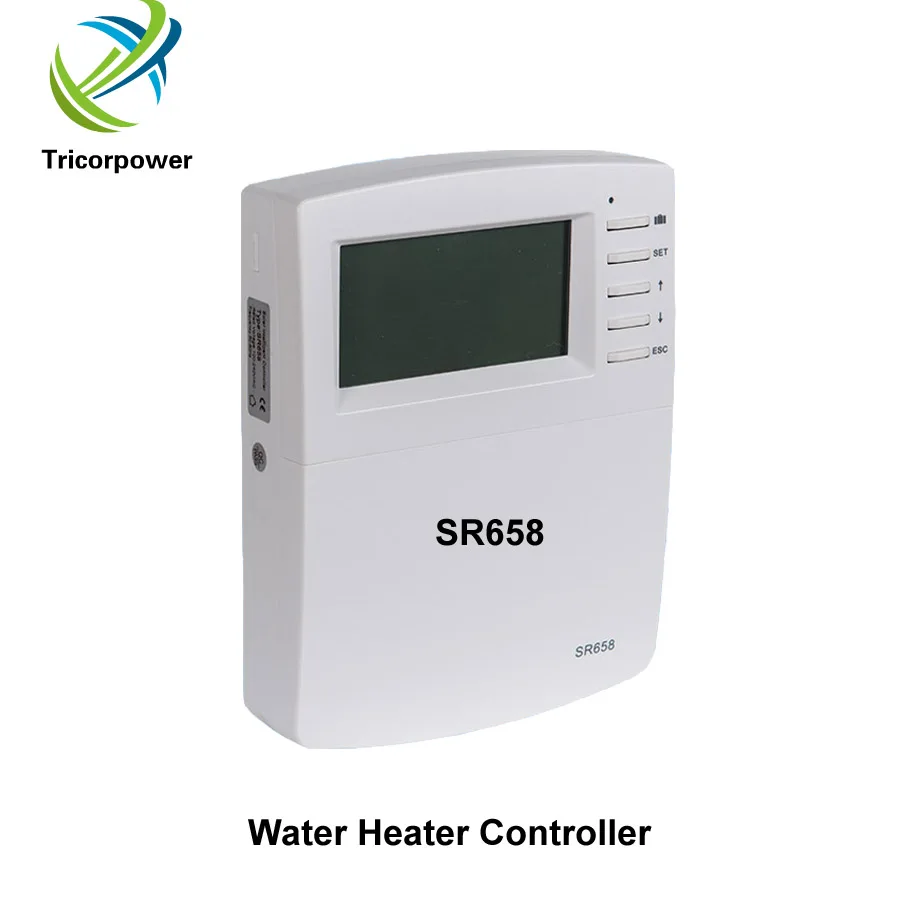 Solar Water Heater Circulation Pump Controller SR658 Separated Pressurized Solar System Collector Tank Temperature Measuring