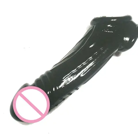 Reusable bold Delay condom 2 rings Impotence contraceptive Peniss extension cock sleeve sexx product men toys extend dildo Sleeve
