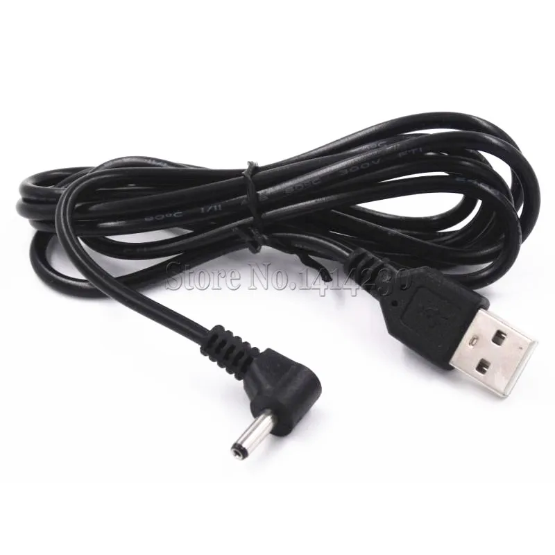 Type A Male USB Turn to DC Power Male Plug Jack Adapter 90 Degree Male 3.5mm x 1.35mm Power Converter Cable Cord USB to 3.5*1.35